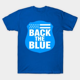 Back The Blue Shield T-Shirt